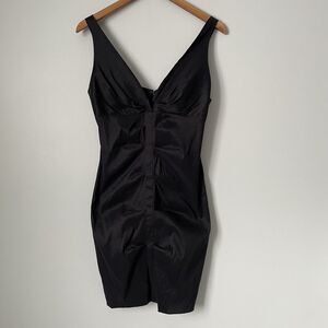 Vintage Profile y2k 2000's Formal Dress Sleeveless Ruched Form Fitting Women's 9